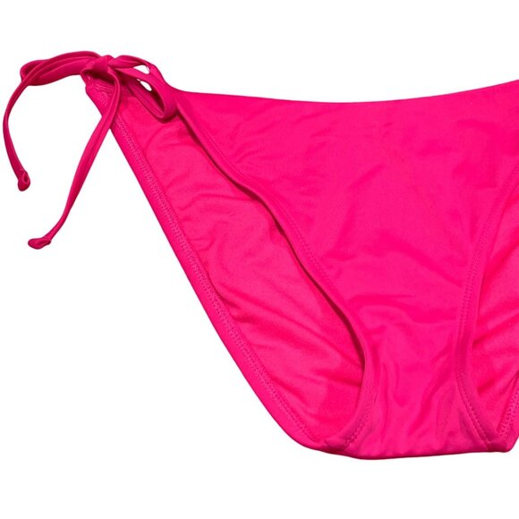 Shade & Shore - Women's High Waisted Tie Side Bikini Bottom - Pink - Large(12-14 - Picture 7 of 8